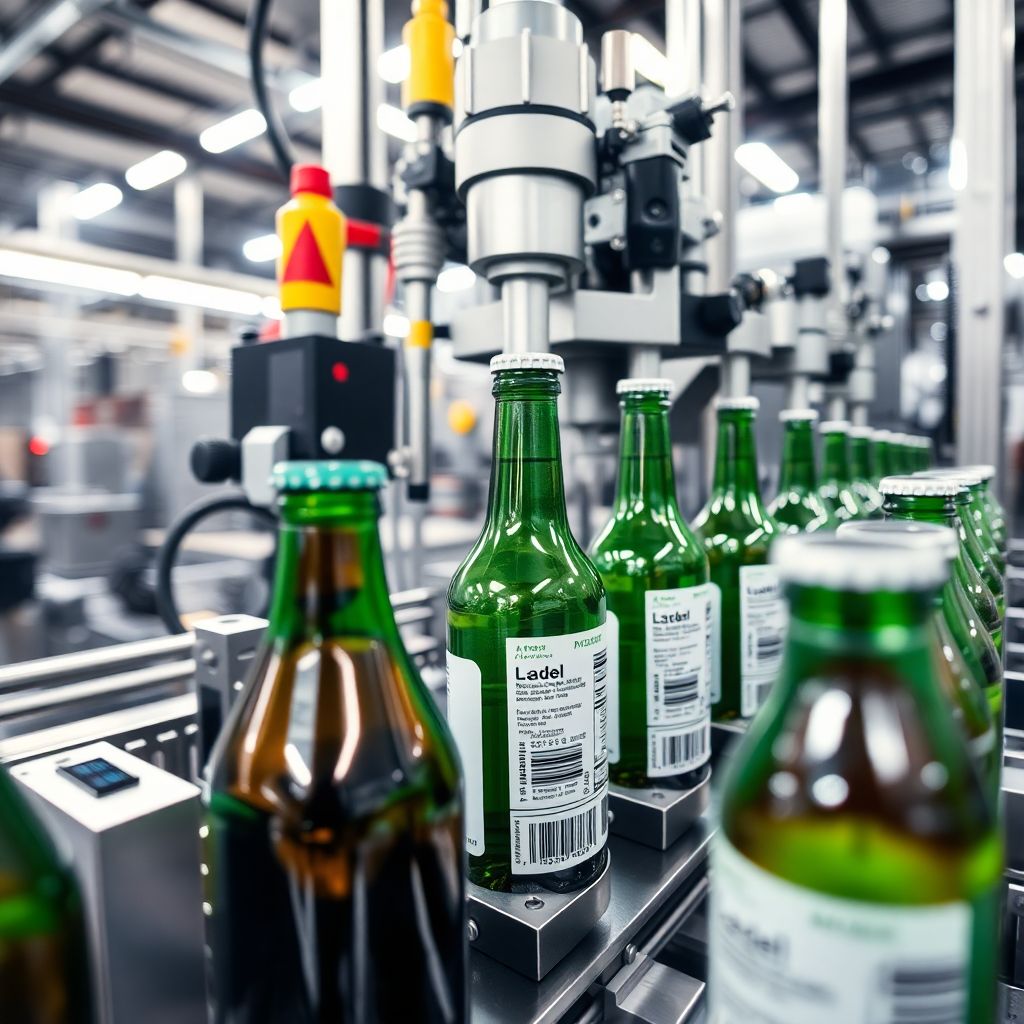Etiquetadora Automatica de Botellas