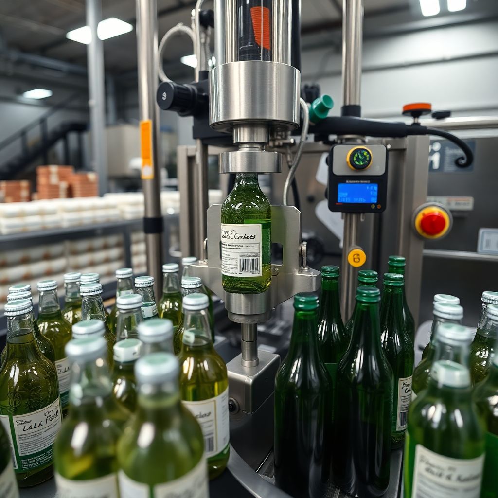 Etiquetadora Automatica de Botellas