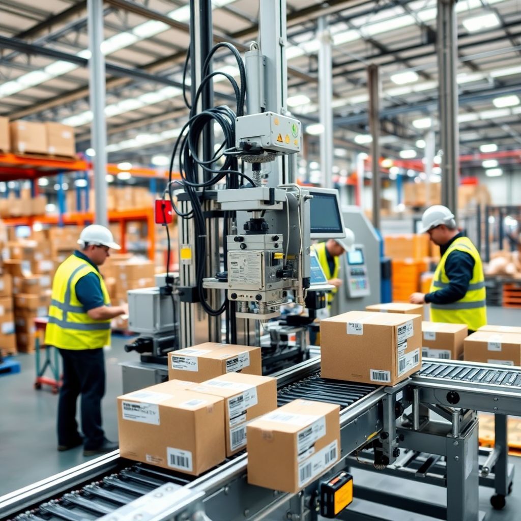 Etiquetadora Automatica de Cajas