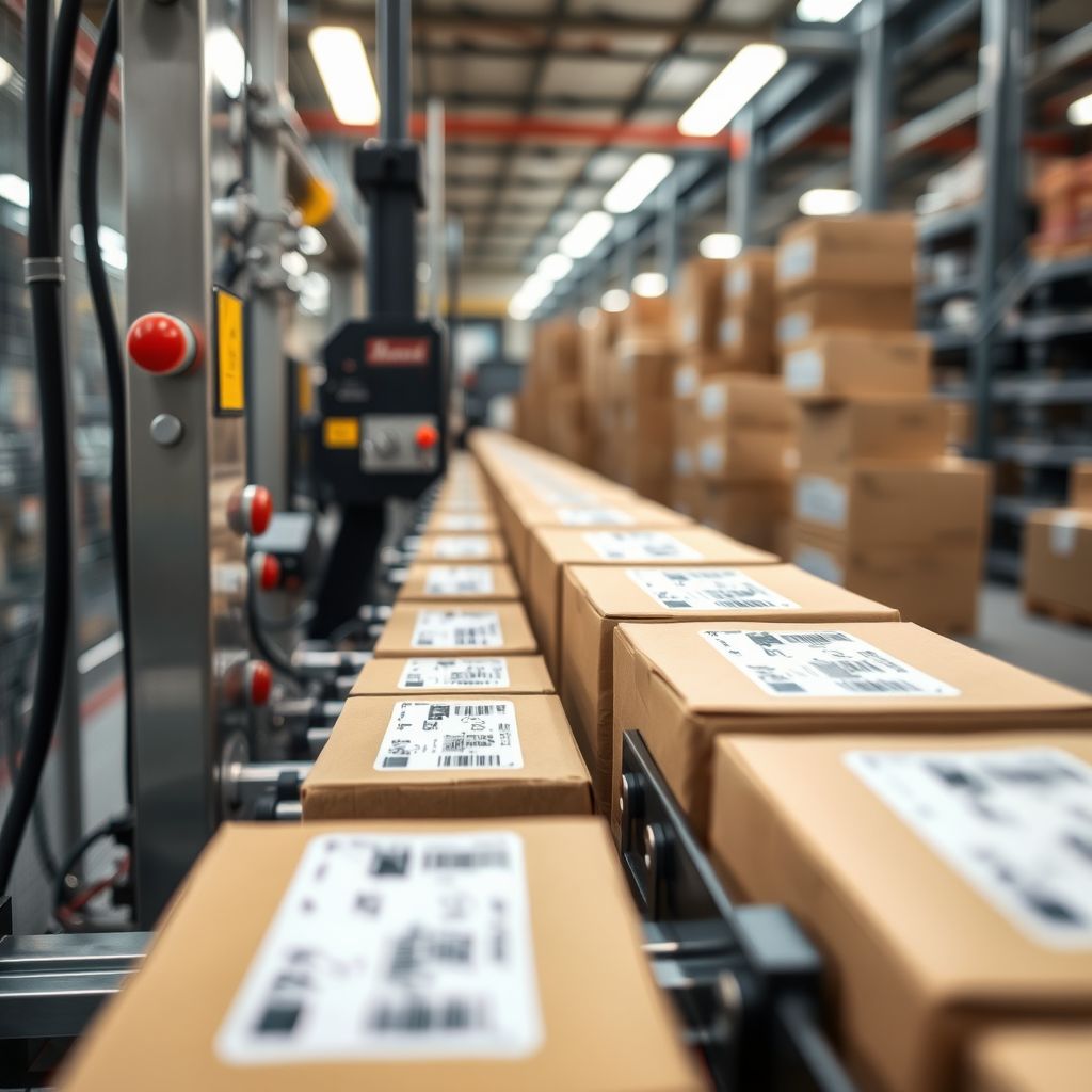 Etiquetadora Automatica de Cajas