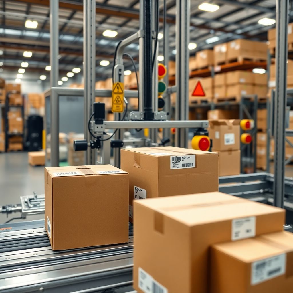 Etiquetadora Automatica de Cajas