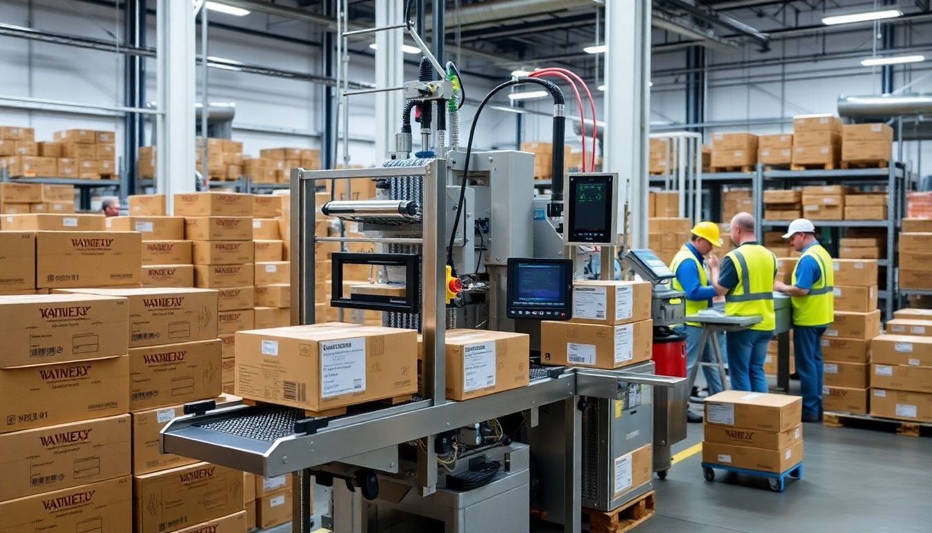 Etiquetadora Automatica de Cajas